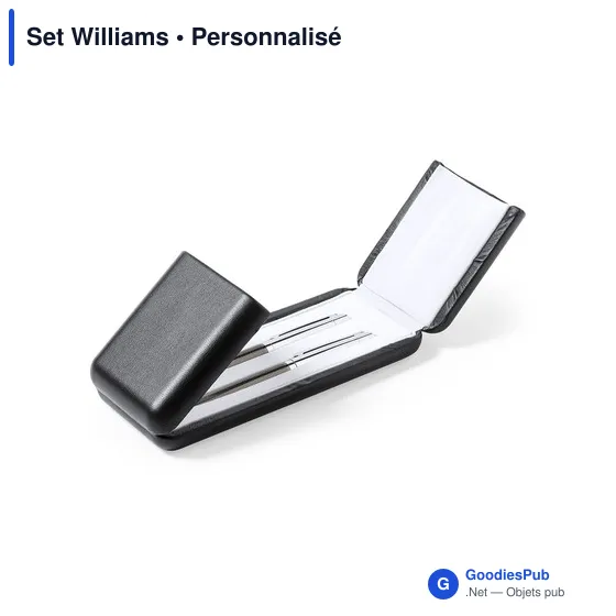 Set Williams : Ensemble de stylos personnalisables avec logo - Image 5
