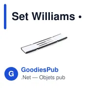 Set Williams : Ensemble de stylos personnalisables avec logo - Miniature 6