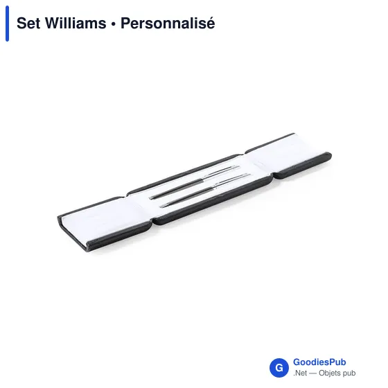 Set Williams : Ensemble de stylos personnalisables avec logo - Image 6