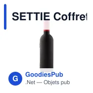 SETTIE Coffret bouteille set de vin - Miniature 1