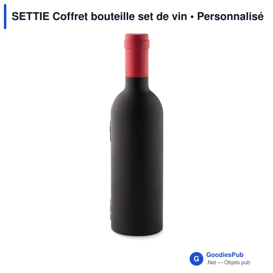 SETTIE Coffret bouteille set de vin - Image 1