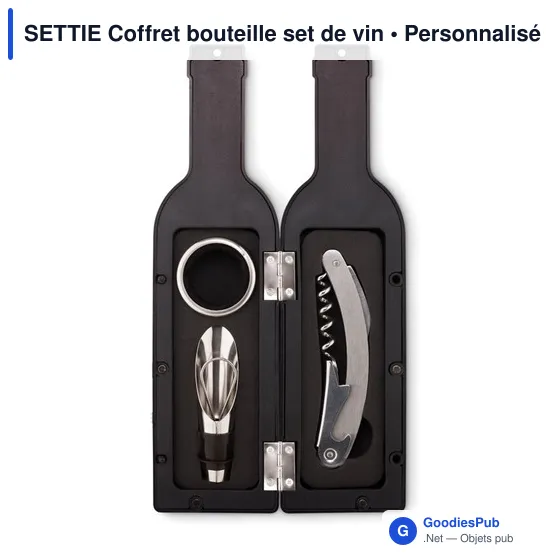 SETTIE Coffret bouteille set de vin - Image 2
