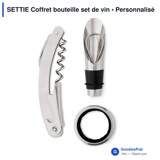 SETTIE Coffret bouteille set de vin - Image 3