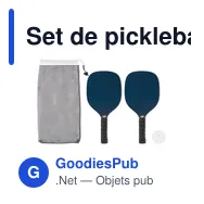 Set de pickleball personnalisable avec logo - SETTY - Miniature 11