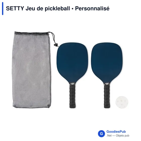 Set de pickleball personnalisable avec logo - SETTY - Image 11