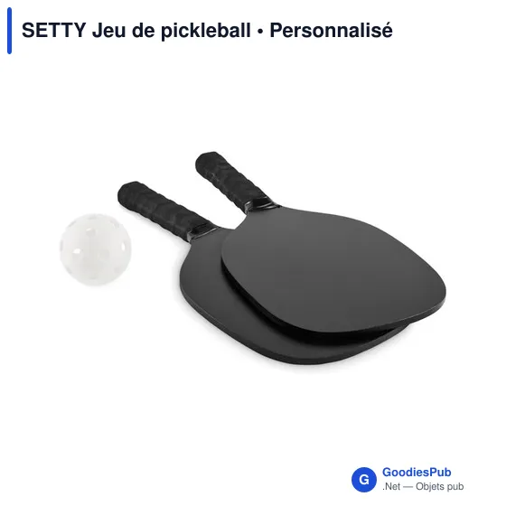Set de pickleball personnalisable avec logo - SETTY - Image 4