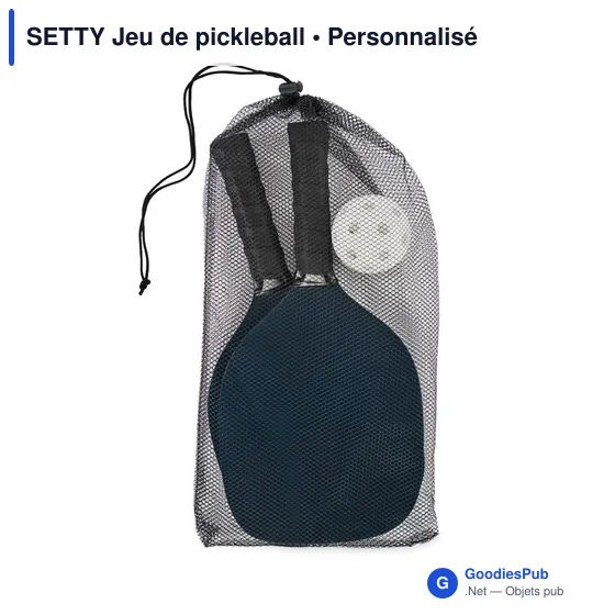 Set de pickleball personnalisable avec logo - SETTY - Image 6