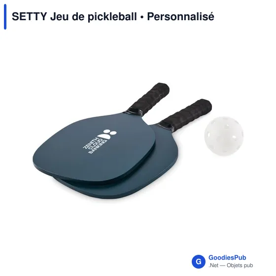 Set de pickleball personnalisable avec logo - SETTY - Image 7