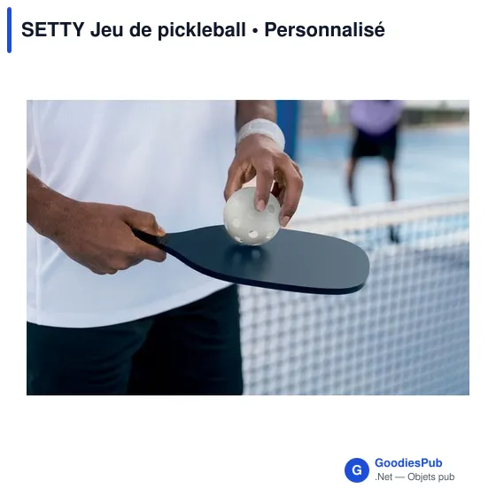 Set de pickleball personnalisable avec logo - SETTY - Image 8