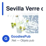 Verre d'eau personnalisable Sevilla en verre recyclé - 220 mlavec logo - Miniature 2