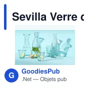 Verre d'eau personnalisable Sevilla en verre recyclé - 270 mlavec logo - Miniature 5