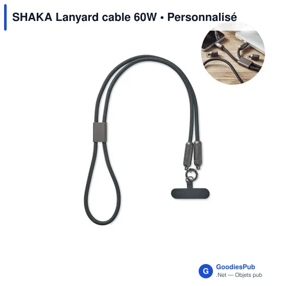 SHAKA Lanyard cable 60W - Image 1
