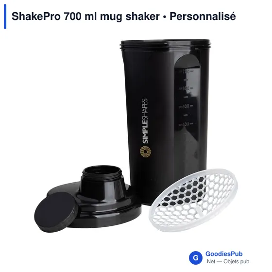 Mug shaker personnalisable ShakePro 700 ml avec logo - Image 4