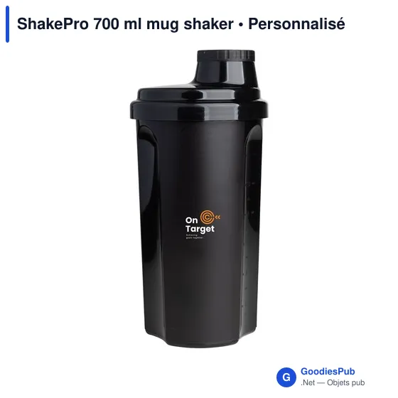 Mug shaker personnalisable ShakePro 700 ml avec logo - Image 5