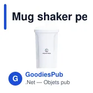 Mug shaker personnalisable ShakePro 700 ml avec logo - Miniature 10