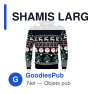 SHAMIS LARGE Pull LED de Noël L/XL - Miniature 1