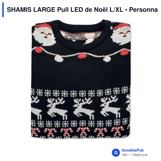 SHAMIS LARGE Pull LED de Noël L/XL - Image 3