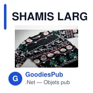 SHAMIS LARGE Pull LED de Noël L/XL - Miniature 6