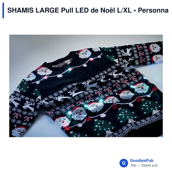 SHAMIS LARGE Pull LED de Noël L/XL - Image 7
