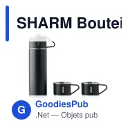 SHARM Bouteille et 2 gobelets - Miniature 2