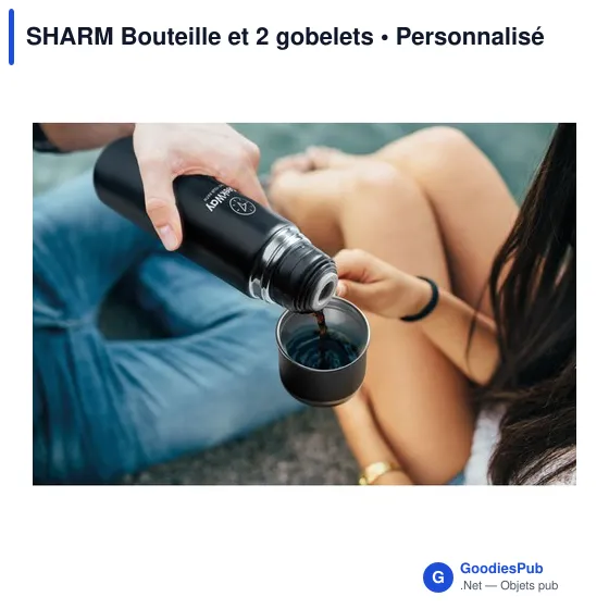 SHARM Bouteille et 2 gobelets - Image 12