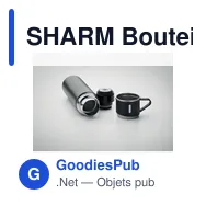 SHARM Bouteille et 2 gobelets - Miniature 7