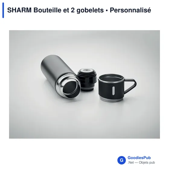 SHARM Bouteille et 2 gobelets - Image 7