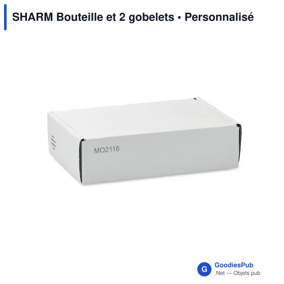SHARM Bouteille et 2 gobelets - Image 8