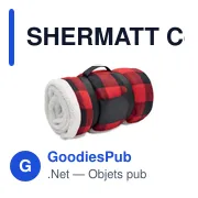SHERMATT Couverture polaire sherpa RPET - Miniature 1
