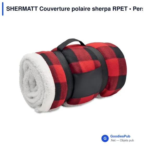 SHERMATT Couverture polaire sherpa RPET - Image 1