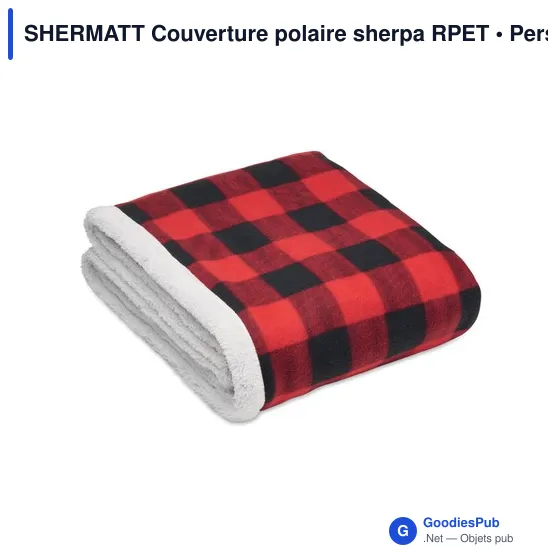 SHERMATT Couverture polaire sherpa RPET - Image 2