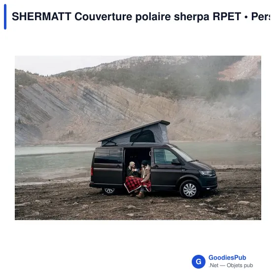 SHERMATT Couverture polaire sherpa RPET - Image 7