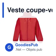Veste coupe-vent personnalisable SHIELD avec logo - Miniature 1