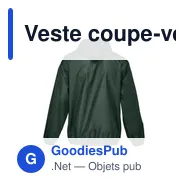Veste coupe-vent personnalisable SHIELD avec logo - Miniature 11