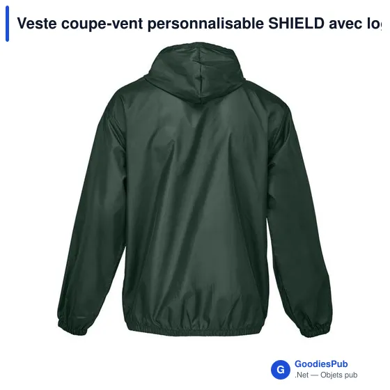 Veste coupe-vent personnalisable SHIELD avec logo - Image 11
