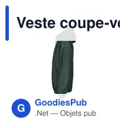 Veste coupe-vent personnalisable SHIELD avec logo - Miniature 12