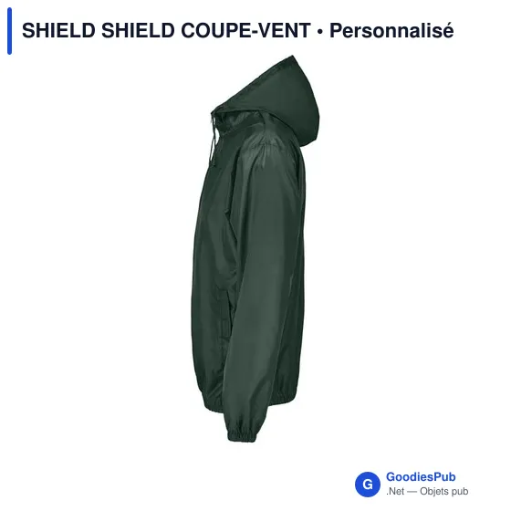 Veste coupe-vent personnalisable SHIELD avec logo - Image 12