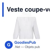 Veste coupe-vent personnalisable SHIELD avec logo - Miniature 7