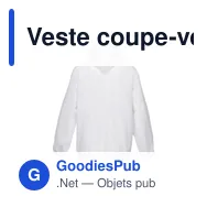 Veste coupe-vent personnalisable SHIELD avec logo - Miniature 8