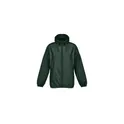 Variante vert forêt - Veste coupe-vent personnalisable SHIELD avec logo