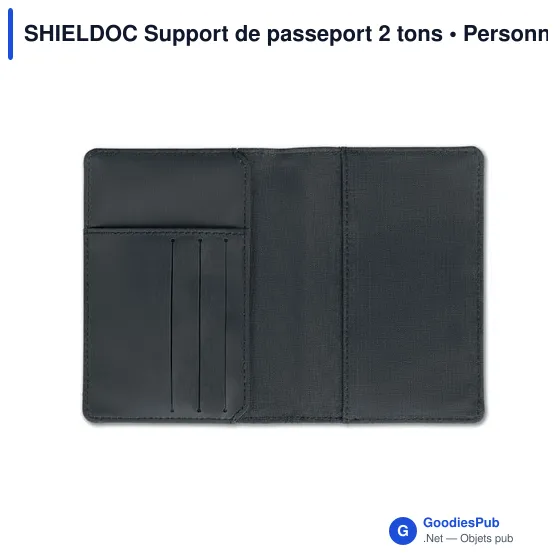 SHIELDOC Support de passeport 2 tons - Image 3