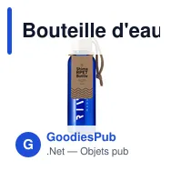 Bouteille d'eau personnalisable Shima GRS RPET 700 ml avec logo - Miniature 11
