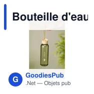 Bouteille d'eau personnalisable Shima GRS RPET 700 ml avec logo - Miniature 4