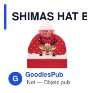 SHIMAS HAT Bonnet à pompon tricoté - Miniature 1