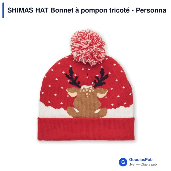 SHIMAS HAT Bonnet à pompon tricoté - Image 3