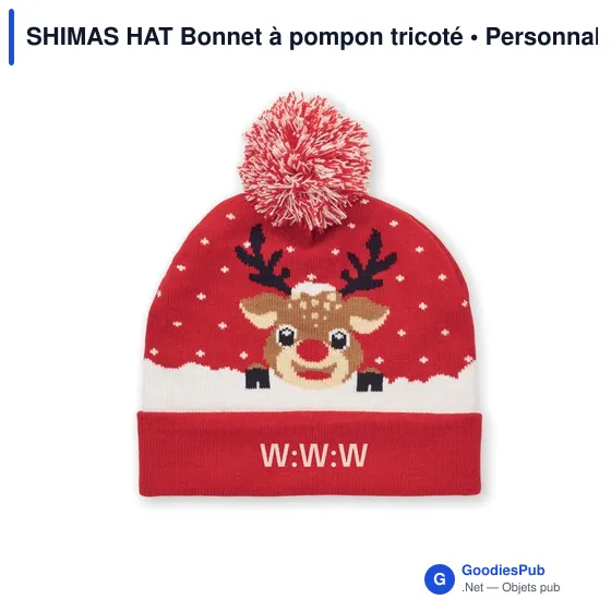 SHIMAS HAT Bonnet à pompon tricoté - Image 4