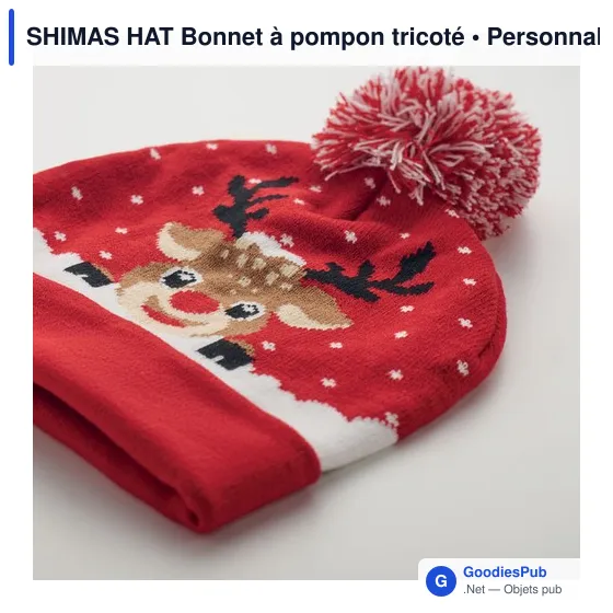 SHIMAS HAT Bonnet à pompon tricoté - Image 5