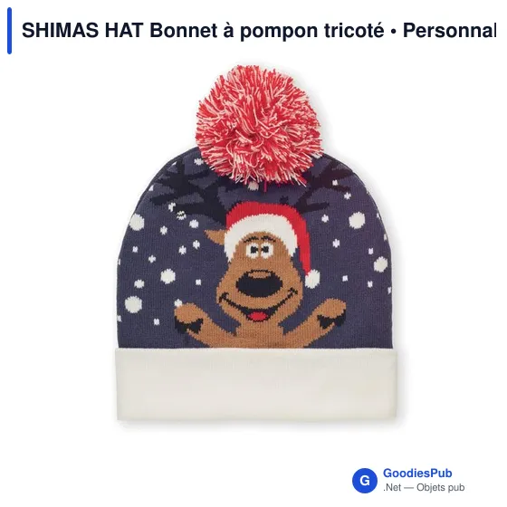 SHIMAS HAT Bonnet à pompon tricoté - Image 6