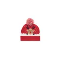Variante noir - SHIMAS HAT Bonnet à pompon tricoté