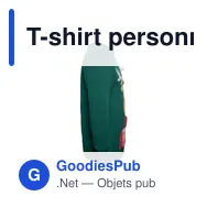 T-shirt personnalisé pour entreprise avec logo - modèle Shimas - Miniature 3